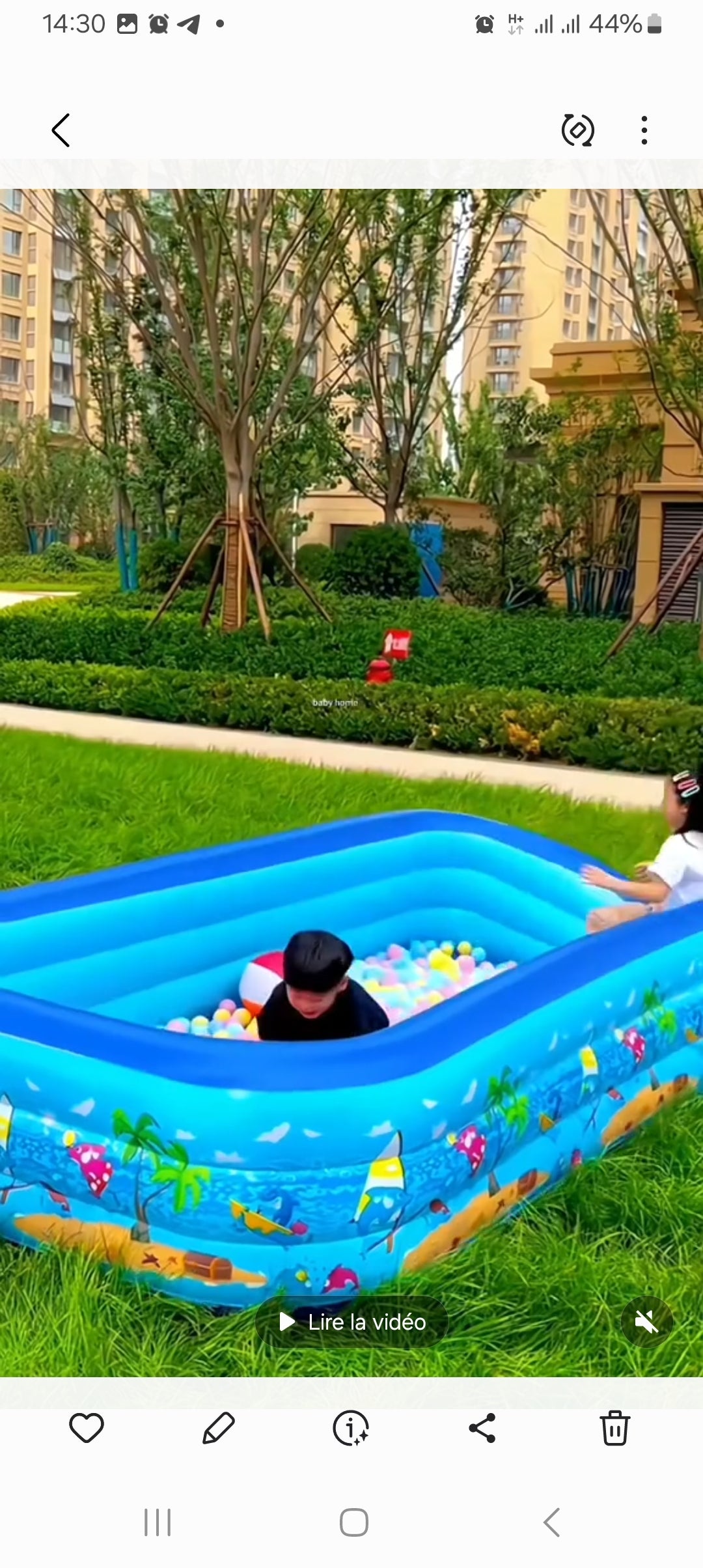 Piscine gonflable